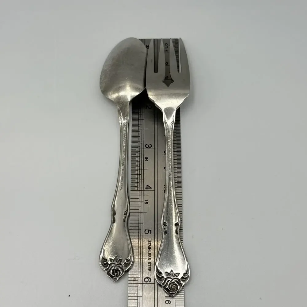 Oneida ARBOR ROSE TRUE ROSE Stainless Flatware 5+ Place Settings 29 PCs Floral
